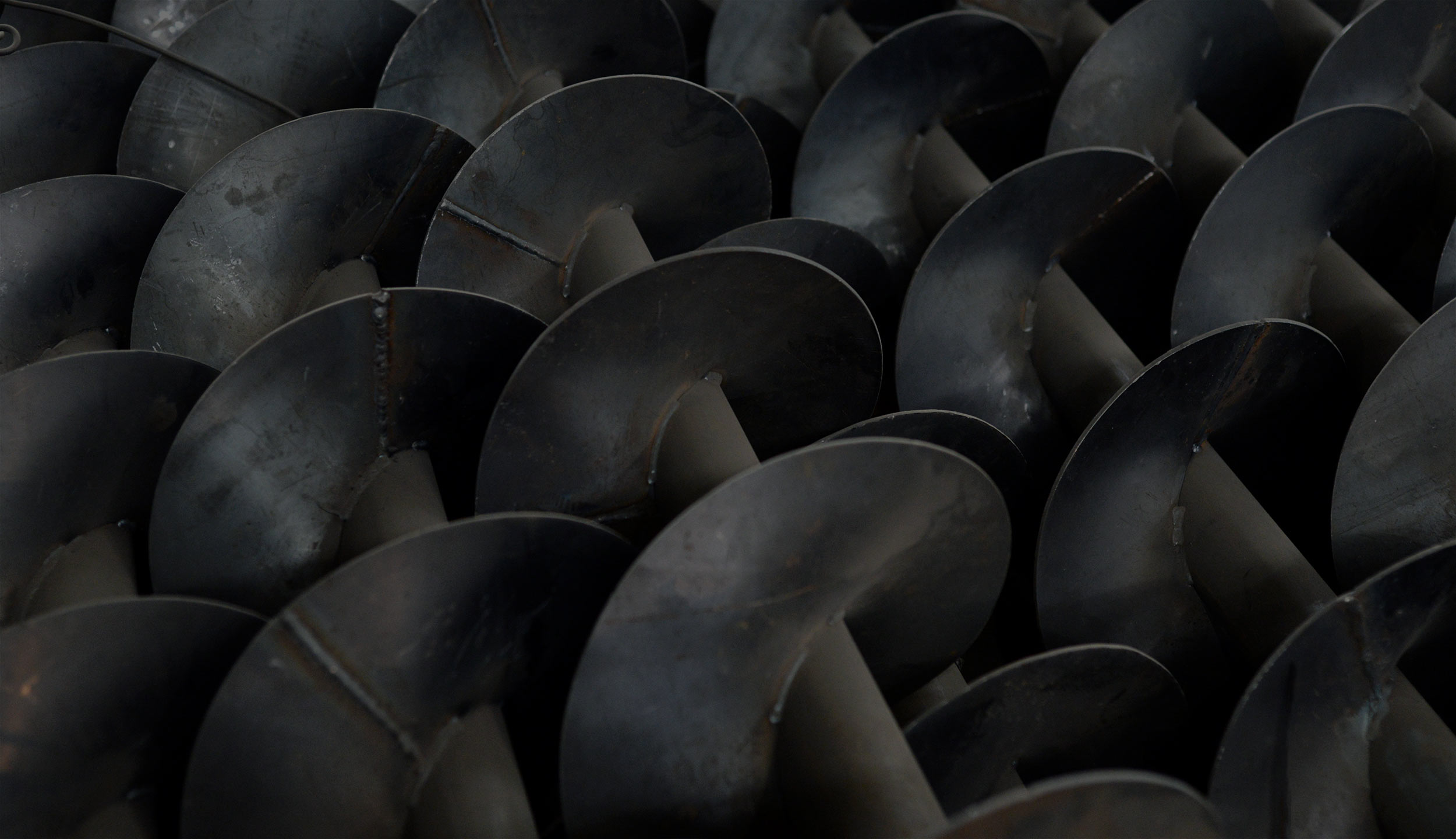 Desalination plant in hamburg harbor metallic eggs